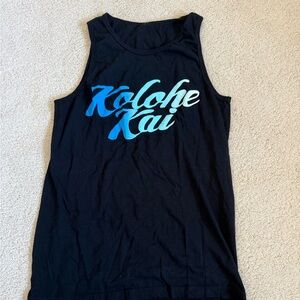 Kolohe Kai Tour Black Tank Top Size S